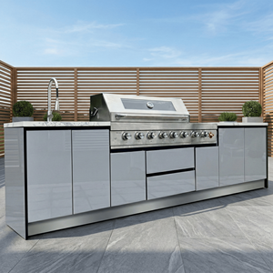 <span class=keywords><strong>Cucina</strong></span> Esterna Impermeabile <span class=keywords><strong>in</strong></span> Acciaio Inox 304 ODM, Moderna e Personalizzabile, Multifunzionale <span class=keywords><strong>per</strong></span> Cortile e Patio - Product Image 2