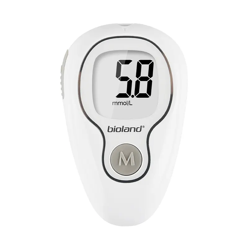 Dispositivo de monitoramento de glicose no sangue, de alta qualidade e seguro, com tiras ce de medidor de glicose para diabetes