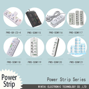 شريط طاقة ثلاثي المنافذ من وينتاي-تك الصينية مع سلك تمديد بطول 2 متر 	 مقبس كهربائي بـ 4 منافذ USB و2 منفذ PD - Product Image 2