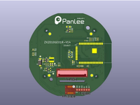 Layar Rotari tampilan LCD ips 2.1 inci dengan chip ESP32S3 resolusi 480*480 untuk termostat rumah pintar