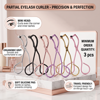 Pince à cils de précision en gros pour les coins des yeux, mini-outil de recourbement pour cils courts, idéal pour les salons de beauté