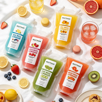 Sachet Doypack personnalisé imprimé en gros avec bec verseur, robuste, pour détergent liquide, qualité alimentaire, 500g 1kg 2kg