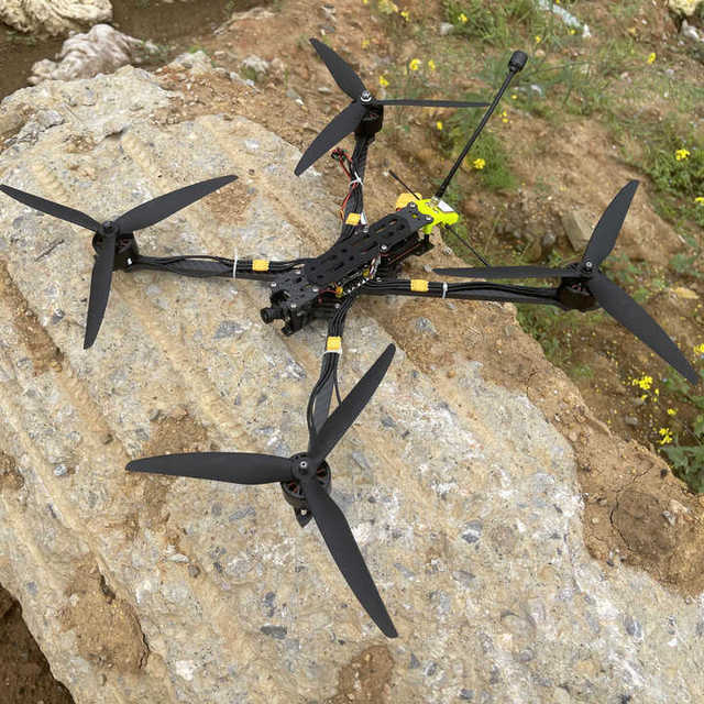 Integrated Night Light 10-Inch Propeller Carbon Fiber FPV Quadcopter Drone with Mini Remote Control Drones Accessories