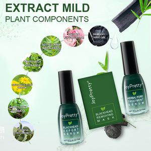 Conjunto de cuidado de la piel para reparación de acné, máscara removedora de espinillas a base de hierbas con etiqueta privada OEM - Product Image 3