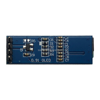 Pantalla OLED Serial I2C IIC de 4 Pines, 5V, 0.91 Pulgadas, 128x32, Compatible con SSD1306, PIC, Arduino, Raspberry PI
