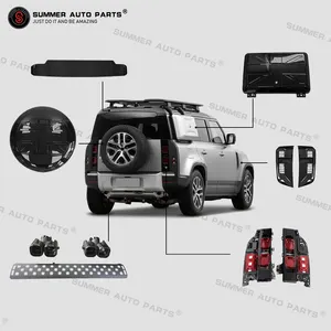 Nuovi prodotti accessori Auto parti del corpo Kit paraurti anteriore posteriore spoiler Auto per Land Rover Defender 90 110