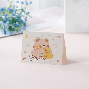 Biglietto d'<span class=keywords><strong>Auguri</strong></span> Ecologico a Tema Animali con Design in Stile Instagram - Piccolo Biglietto Regalo per Feste - Product Image 6