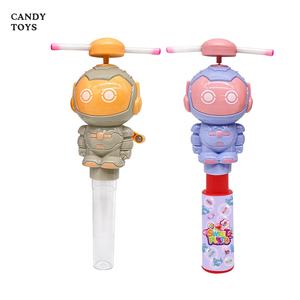 Jouets robot lumineux amusants PLATO avec des bonbons gélifiés et des bonbons durs, <span class=keywords><strong>surprise</strong></span> promotionnelle dans un tube en plastique, dessin animé à secouer à la main - Product Image 2