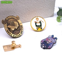 Épingles de revers en métal personnalisées en émail époxy et feuille d'or, fabrication OEM ODM directe d'usine, prix bas, vente en gros en vrac