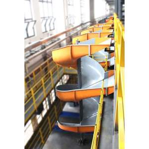 Luhui Otro equipo de manejo de materiales Clasificación de carga Equipo de transporte Transportador de barrena Entrada de triple nivel Canaleta espiral alta - Product Image 2