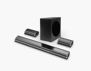 Système de cinéma maison BYINTEK 5.1 canaux avec barre de son <span class=keywords><strong>ATMOS</strong></span> EARC BT 5.3, enceintes surround <span class=keywords><strong>sans</strong></span> <span class=keywords><strong>fil</strong></span>, subwoofer 225W à basses profondes - Product Image 3