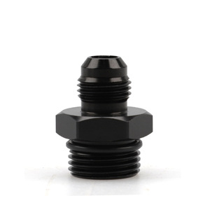 Aluminum Alloy <b>Adapter</b> <b>Connector</b> OrB-8 An6 Black Car Modification Accessory - Product Image 1