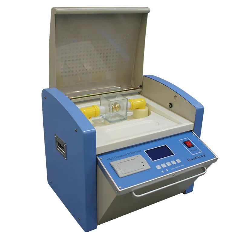 IEC-156การทดสอบน้ำมันหม้อแปลงมาตรฐานเพื่อวิเคราะห์ฉนวนน้ำมันเครื่องทดสอบความเป็นฉนวน (ชุด BDV)