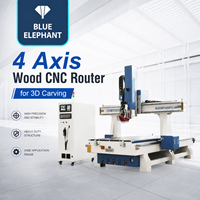 Router CNC de Alta Precisión 1325 de 4 Ejes con Cambiador de Herramientas Lineal para Tallado de Madera 3D y Fabricación de Moldes