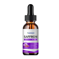 Ausreson OEM Extrait de Safran Liquide Halal, Gouttes pour la Vision, Soutien de l'Humeur, Complément Éclaircissant pour la Peau, Prix pour Acheteurs