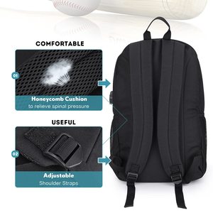 Sac à dos scolaire décontracté en polyester imperméable, best-seller, unisexe, pour adolescents et étudiants, utilisateurs d'ordinateurs portables, capacité 20-36L, fermeture éclair - Product Image 5