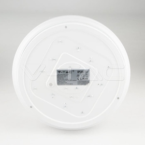 V-TAC VT-8418 18W LED plafoniera 3-in-1 colore che cambia con 6000K e 4000K CCT copertura in PVC opaco per soggiorno bagno - Product Image 2