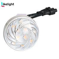 Lumière à pixels cabochon haute luminosité 60 mm 18 LED RGB UCS2903 GS8206 SPI pour décoration de lettres de chapiteau de mariage et de parc d'attractions