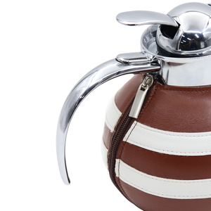 चमड़े की शैली उच्च गुणवत्ता वाले गोल आकार गर्म बिक्री डबल दीवार स्टेनलेस स्टील वैक्यूम फ्लैस्क के साथ होल्स्टर होम रसोई शिविर सर्वश्रेष्ठ - Product Image 3