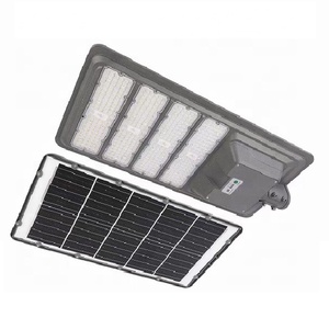 Lampadaire solaire LED tout-en-un 400W avec corps en ABS IP65 et IP68 pour l'éclairage extérieur des jardins et des routes, alimentation incluse - Product Image 4