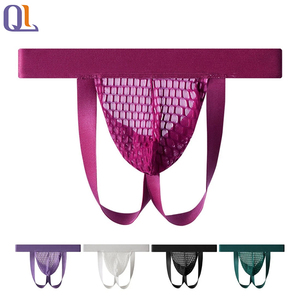 Tanga pour homme, taille basse, sous-vêtement sexy, taille basse, tanga en nylon doux, mélange de tissus - Product Image 2