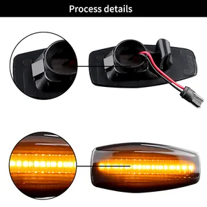 A pair Dynamic Blinker For Hyundai Tucson Terracan Coupe Trajet Matrix Elantra XD i10 Getz Sonata XG LED Side Marker Light