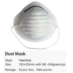 Masker Debu Bentuk Cangkir Tambang Batubara Filter Meltblown Standar Australia P2 Masker Wajah Sekali Pakai untuk Keamanan Industri - Product Image 3