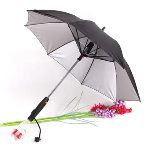 UV koruma kaplı kumaş ile YUBO 23 inç yaz serin su spreyli Fan şemsiye