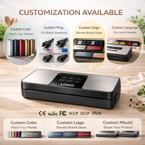 Máquina Eléctrica Automática para Conservación de Alimentos con Sellador al Vacío de -80kPa para <span class=keywords><strong>Ingredientes</strong></span> Secos y Húmedos, Eliminación de Aire Externo - Product Image 2