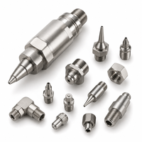 Service d'usinage CNC de pièces d'assemblage de buses de distribution en acier inoxydable 304 sur mesure, fournisseur OEM, ISO 9001, MOQ 1 (tolérance 0,005 mm)