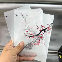 Películas Transparentes Personalizadas con Impresión 3D de Flores de Ciruelo para Máquinas de Corte, Adhesivos Decorativos para la Parte Trasera del Teléfono