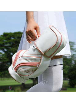 पोर्टेबल अल्ट्रा-लाइट मिनी गोल्फ कैरी बैग यूनिसेक्स हैंडहेल्ड सिंथेटिक चमड़े के गोल्फ पाउच वाटरप्रूफ टिकाऊ ले - Product Image 2