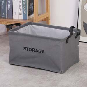 Panier à linge pliable en toile de 140 L, vente chaude, avec poignée, rangement pour le linge - Product Image 6