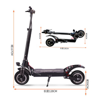 UE EE. UU. Stock 10 pulgadas 2400W Scooter Eléctrico de doble motor e batería elektrikli scooter escooter e Elektro todoterreno para la movilidad 48V