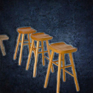 Cabina de asiento de Banco de madera de estilo moderno para club nocturno Pub restaurante negro o sala de estar/comedor - Product Image 3