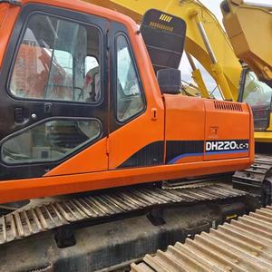 Excavadora Usada Doosan Dh220lc-7 de 20 Toneladas, Oruga, Fabricada en Corea - Buen Estado, Motor, Bomba, Caja de Cambios, Rodamientos, PLC en Venta - Product Image 4