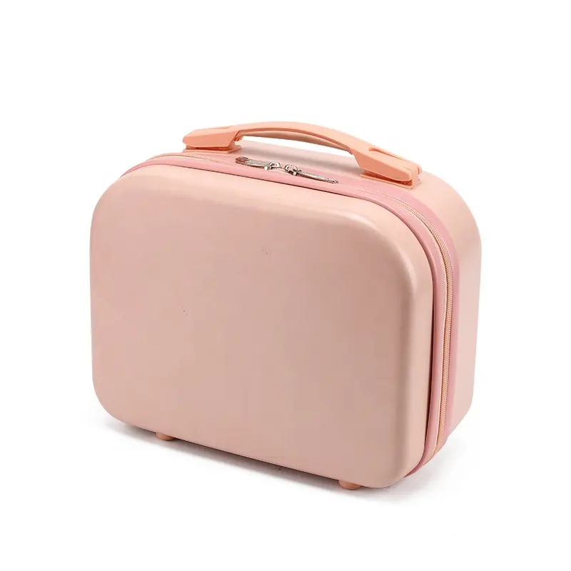 Wholesale New Light Weight Matching Color Portable Mini Suitcase Women 14 Inch Cosmetic Case Travel Makeup Case OEM Fashion T\T