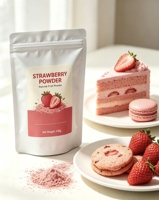 Voedingsmiddelkwaliteit aardbeipoeder, aardbeienfruitpoeder, groothandel, fabriekslevering