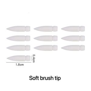 Vente en gros <span class=keywords><strong>blanc</strong></span> 1-5mm pointe de stylo pinceau acrylique souple pointe polyester/feutre/fibre pour stylo marqueur acrylique pinceau vide rechargeable - Product Image 4
