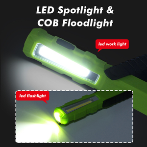 Lampe de travail LED COB réglable avec support, rechargeable par USB, avec clip - Product Image 2
