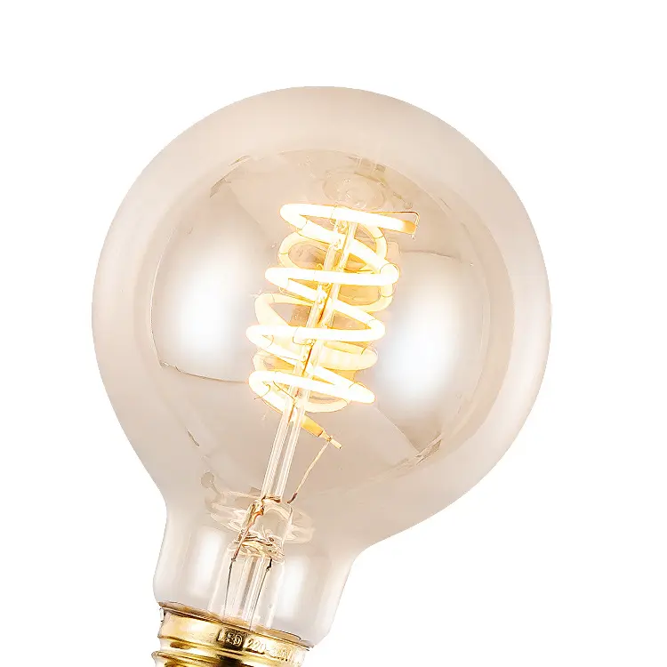 Оптовая продажа дешевые винтажные коричневые светодиодные гибкие лампы накаливания 4 Вт