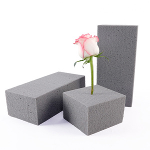 YiLiang 20 pièces de <span class=keywords><strong>mousse</strong></span> florale carrée <span class=keywords><strong>verte</strong></span> fraîche pour fleurs séchées, plantes décoratives en argile et boue florale pour Noël - Product Image 1