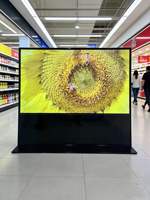 Señalización Digital LCD Táctil Capacitiva 4K de 75 Pulgadas con Soporte de Piso y CMS Integrado, Kiosco Interactivo de Publicidad Comercial