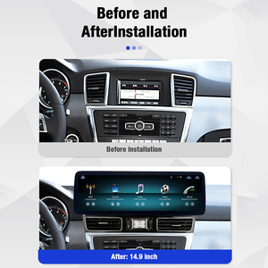 Autoradio multimédia à écran tactile ZWNAV 14,9 pouces pour Mercedes Benz ML 2013-2015, navigation GPS avec Carplay, lecteur DVD de voiture - Product Image 5