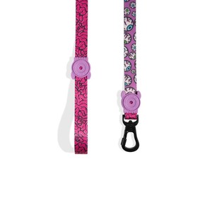 Correa para Perro Ajustable con Diseño Rosa y Clip de Seguridad para Mascotas - Product Image 1