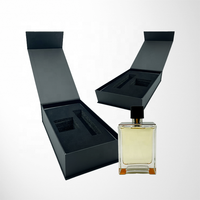 Flacon de parfum vide de luxe de haute qualité avec bouchon magnétique et emballage en boîte, y compris des mini-boîtes