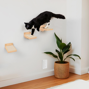 Wooden Pet Shelf <b>Cat</b> Furniture Wall Mount <b>Cat</b> Shelf Bed Household Wooden Pet <b>Cat</b> Climbing Frame - Product Image 3