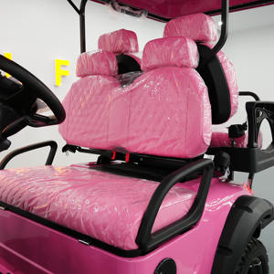 Voiturette de <span class=keywords><strong>golf</strong></span> à essence <span class=keywords><strong>4</strong></span> places surélevée avec moteur 3000W, autonomie de 90 km, <span class=keywords><strong>embrayage</strong></span> à couple élevé, pneus tout-terrain et protection anti-broussailles pour utilisation en ferme et ranch - Product Image 6