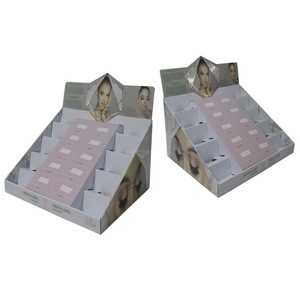 PDQ Paper <b>Table</b> Top Cardboard Counter Display <b>Foldable</b> and 4C Printing for Eyeglass and Reading Material Advertising - Product Image 1