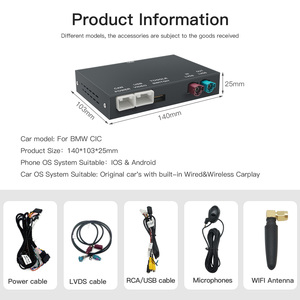 Interface Vidéo Multimédia sans Fil Autoabc Apple Carplay Android <span class=keywords><strong>Auto</strong></span> pour BMW F30 F10 NBT/CIC F01 F02 F15 F20 F35 F31 F32 - Product Image 6